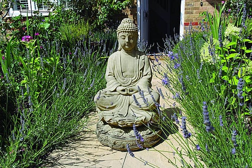 Lotus Meditating Buddha Statue