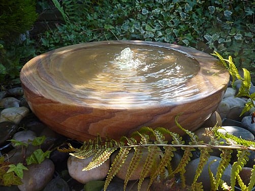 Large Babbling Bowl Rainbow Sandstone Water Feature