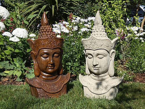 Large Thai Buddha Head Statue