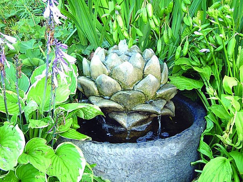 Artichoke Stone Fountain