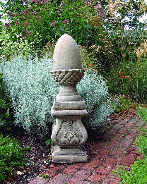 Scroll Plinth Garden Pedestal