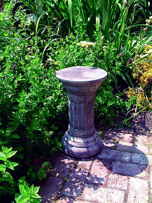 Classical Column Stone Garden Pedestal