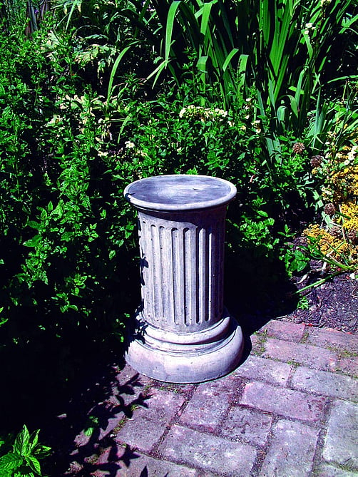 Doric Column Stone Garden Pedestal