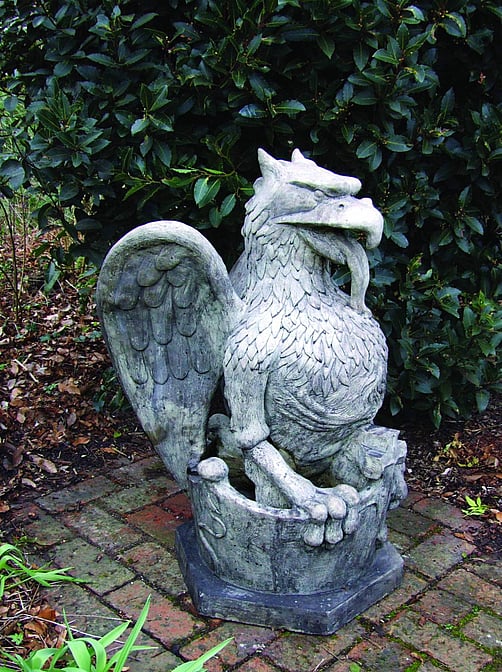 Heraldic Griffin Garden Statue