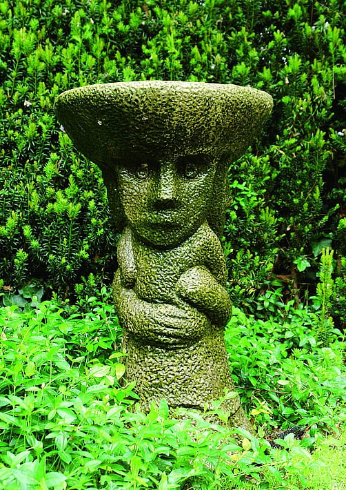 Aztec Stone Fountain