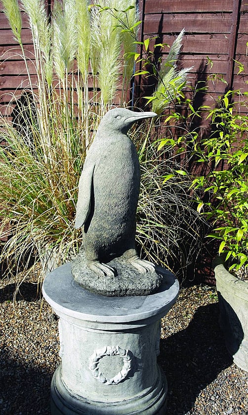 Giant Stone Penguin Statue
