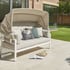 Handpicked Titchwell Outdoor Lounge Bed White