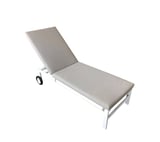 Handpicked Titchwell Sun Lounger in White