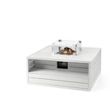 Happy Cocooning 105cm White Gas Fire Pit
