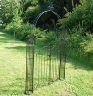 Secret Garden Metal Garden Arch with Gates