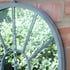 Mayfair Curved Garden Mirror in Grey