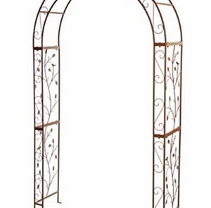 Antiqued Woodland Metal Garden Arch