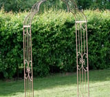 Rusty Vintage Antiqued Metal Garden Arch