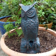 Long Eared Owl Garden Ornament Small