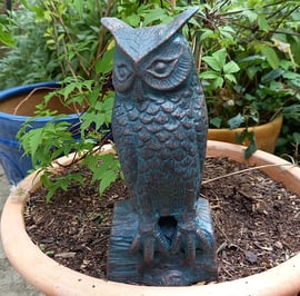 Long Eared Owl Garden Ornament Small