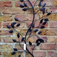 Branch and Leaves Decorative Garden Wall Art