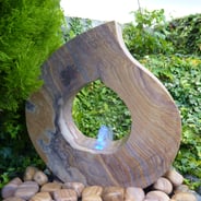 Babbling Flame Rainbow Sandstone Water Feature