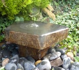 Babbling Basalt Water Feature with Plinth