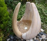 Large Babbling Lily Rainbow Sandstone Water Feature