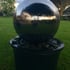Stainless Steel Babbling Sphere Water Feature