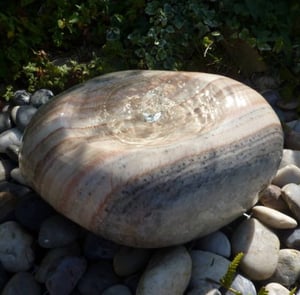 Onyx Polished Marble Water Feature