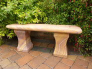 Surrey Rainbow Sandstone Garden Bench