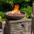Radiant Stone Gas Fire Pit