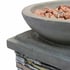 Radiant Stone Look Gas Fire Pit Bowl