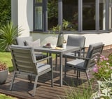 Handpicked Titchwell 4 Seat Outdoor Dining Set in Grey