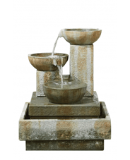 Patina Bowls Stone Water Feature