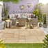 Abbey 10.22m Paving Random Patio Kit in York Gold