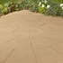 Abbey 2.4m Patio Kit York Gold with Squaring Off Kit
