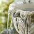 Lioness Stone Garden Fountain Bowl Detail