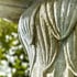 Lioness Stone Garden Fountain Leaf Detail