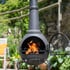 Extra Large Murcia Steel Chimenea with Grill and Cover