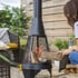 Medium Colarado Mesh Steel Chimenea Woodburner