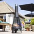 Medium Colarado Mesh Steel Garden Chimenea