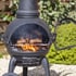 Medium Murcia Steel Woodburning Chimenea with Grill