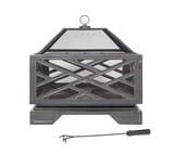 Brooklyn Steel Firepit with Grill