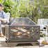 Brooklyn Steel Patio Firepit with Grill