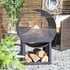 Camacha Steel Garden Fireplace