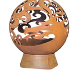 Dragon Steel Fire Globe