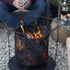 Kora Suspended Steel Woodburning Firepit
