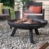 Medium Pittsburgh Steel Wood Firepit