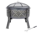 Moresque Steel Firepit with Grill