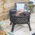 Moresque Steel Patio Firepit with Grill