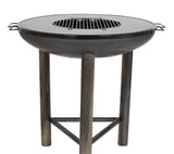 Pittsburgh Steel Firepit with Plancha Plate