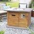 Sarasota Timber and Stone Gas Patio Firepit