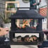Stonehurst Steel Outdoor Woodburning-Fireplace