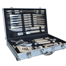 24pc Stainless Steel BBQ Toolkit